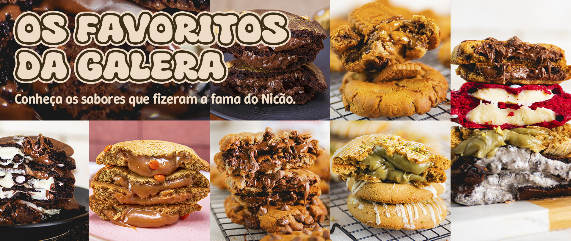 Os favoritos da galera — conheça os sabores que fizeram a fama do Nicão.